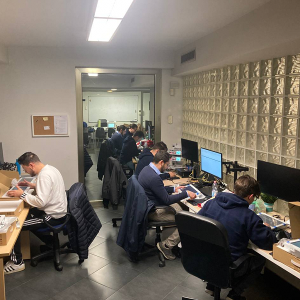 Il team al lavoro